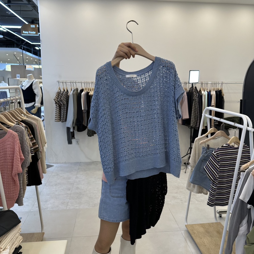 FUNNY POWDER韓國代購女裝新款休閑職業熱賣人氣推薦針織衫THE FUNNY針織衫圖色4