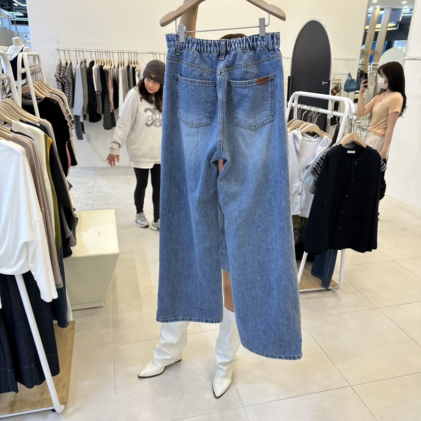 FUNNY POWDER韓國直郵女士新品推薦時尚26春夏人氣牛仔褲THE FUNNY牛仔褲