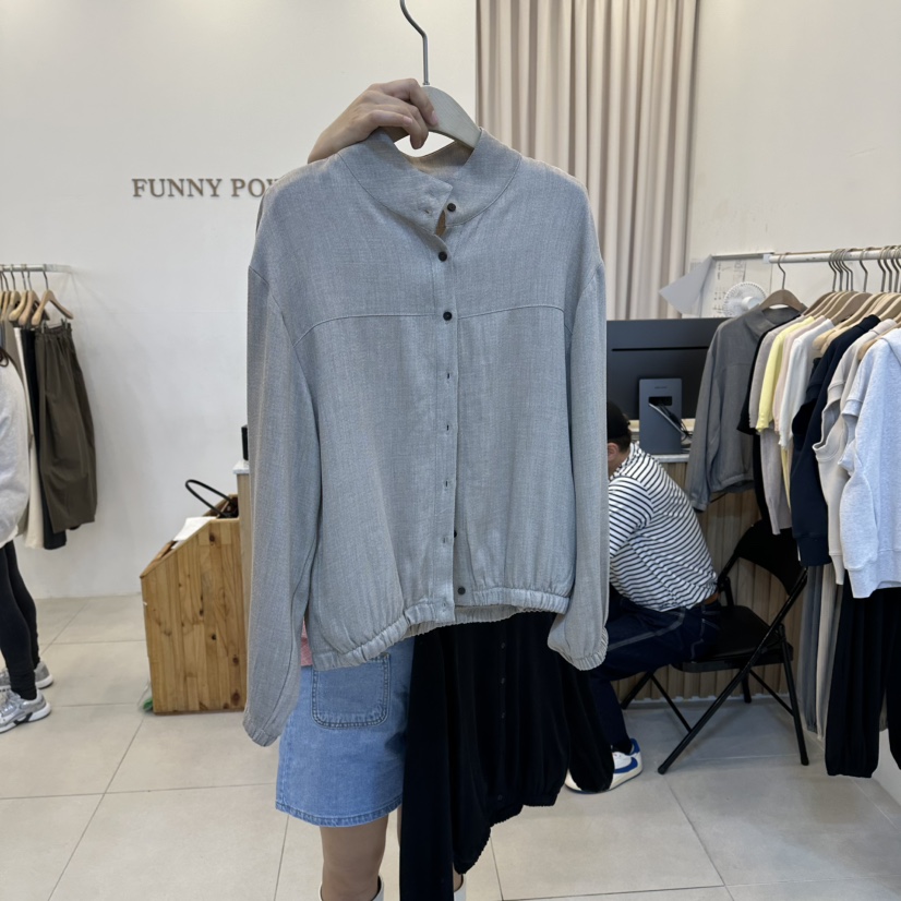 FUNNY POWDER東大門實拍女裝新款26春夏職業人氣熱賣夾克THE FUNNY夾克圖色1