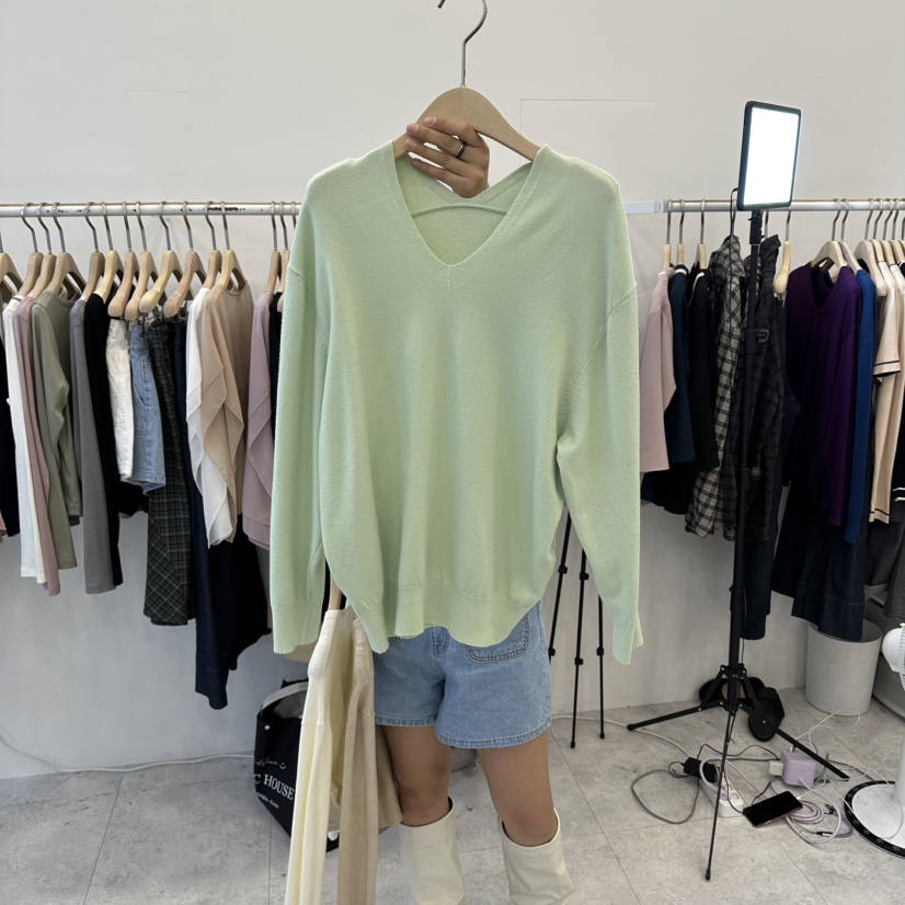 FUNNY POWDER東大門代購女士新款真品推薦休閑時尚針織衫THE FUNNY針織衫圖色3