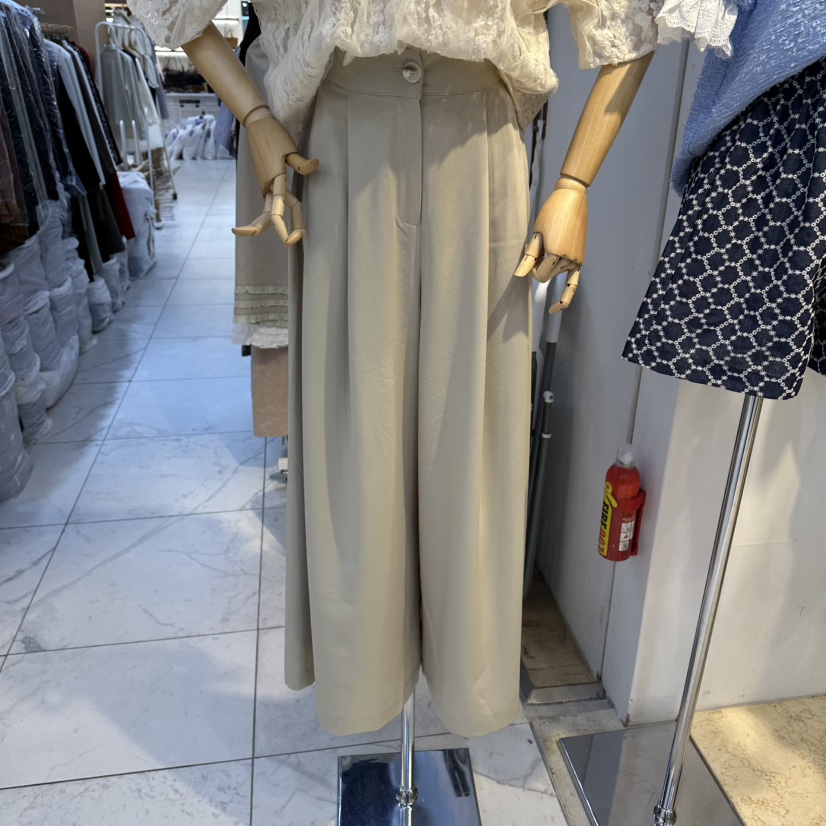 LADYBUG/ADORABLE東大門實拍女裝新品休閑26春夏休閑褲闊腿褲LADYBUG/ADORABLE休閑褲圖色1