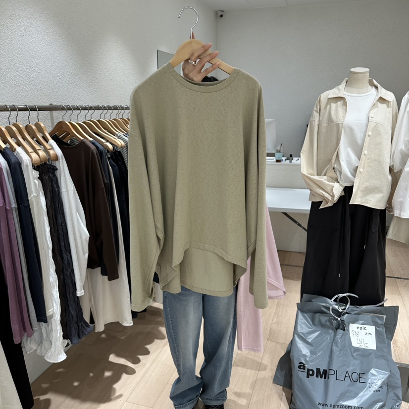 EPIC-S韓國直郵女士新款真品熱賣休閑職業時尚推薦長袖T恤EPIC-S長袖T恤圖色3