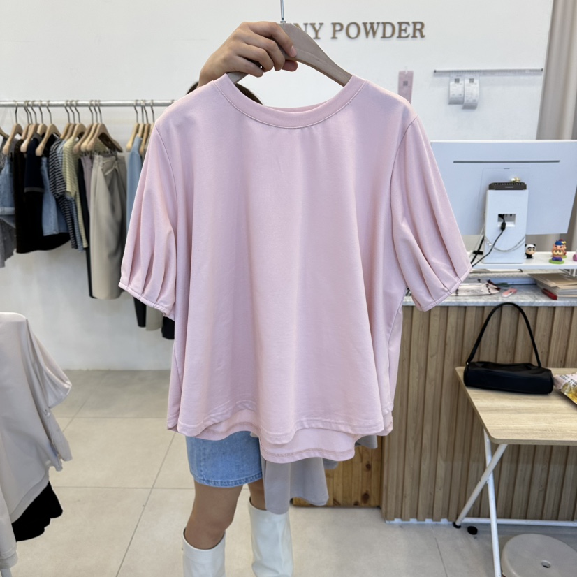 FUNNY POWDER東大門直郵女裝新品人氣熱賣推薦休閑時尚T恤THE FUNNYT恤圖色2