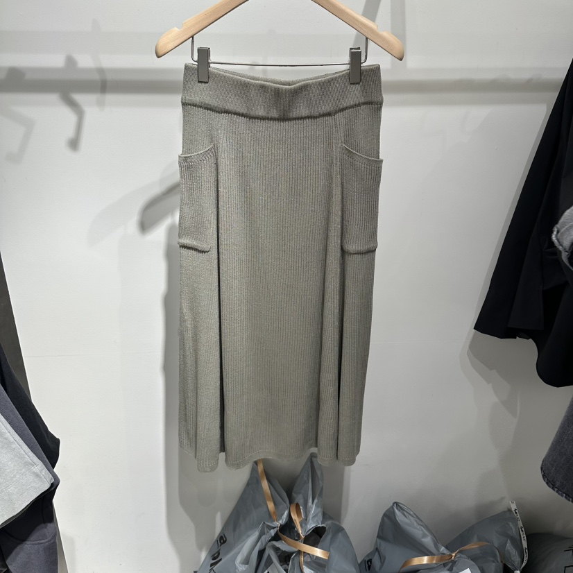 LAMINEDOR東大門代購女裝新品真品26春夏熱賣時尚長裙口袋LA MINE DOR長裙圖色1