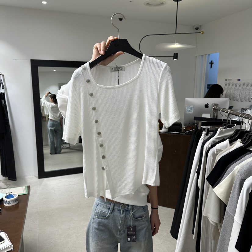 BETHEL東大門直郵女士新款人氣真品時尚職業26春夏熱賣T恤BETHELT恤圖色1