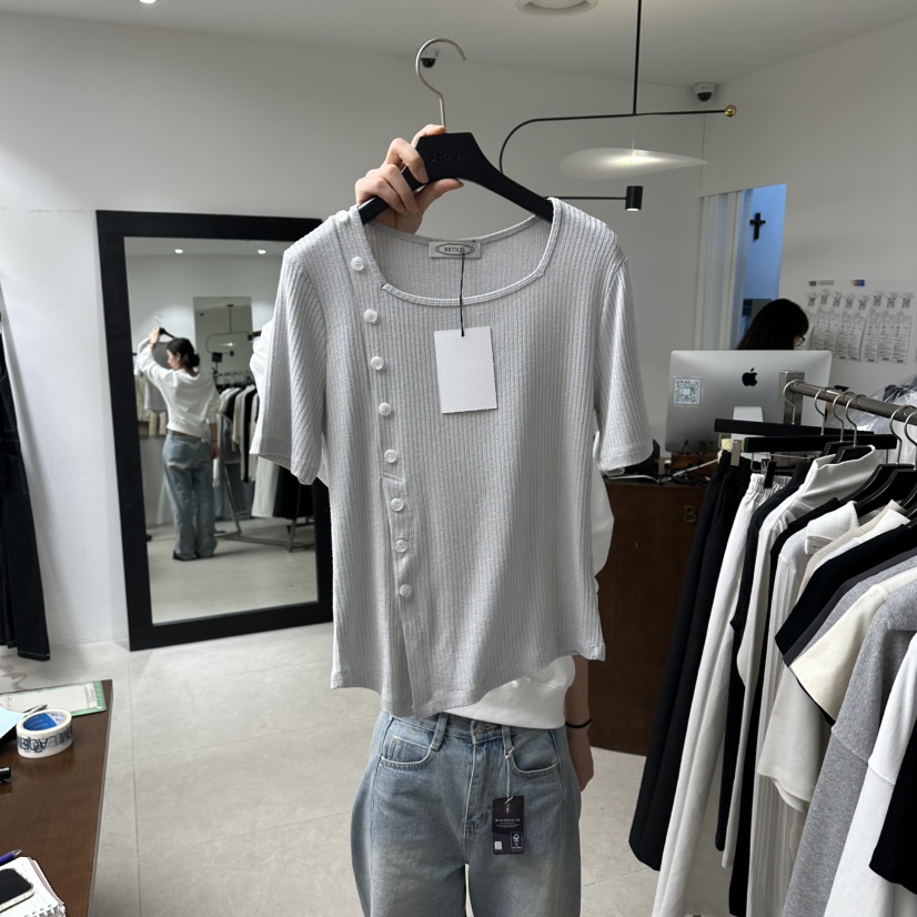 BETHEL東大門直郵女士新款人氣真品時尚職業26春夏熱賣T恤BETHELT恤圖色2