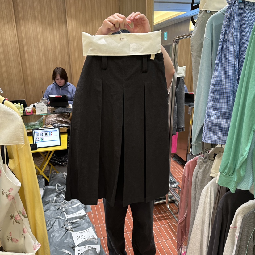 E/E/E東大門直郵女士新品休閑26春夏職業人氣時尚推薦長裙E/E/E長裙圖色1