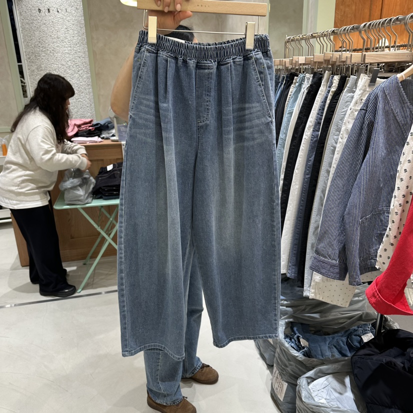 DELI JENNY東大門實拍女士新款真品人氣26春夏休閑牛仔褲DELI JENNY牛仔褲圖色1