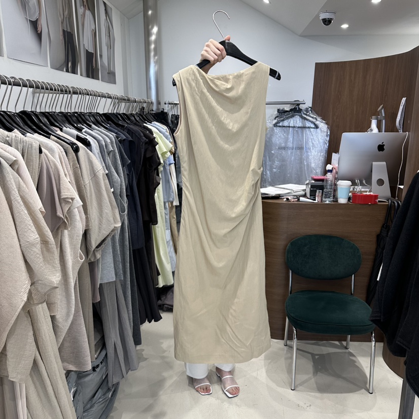 LE EDITION/LEBOENE韓國直郵女士新款熱賣真品連衣裙褶皺LE EDITION/LEBOENE連衣裙