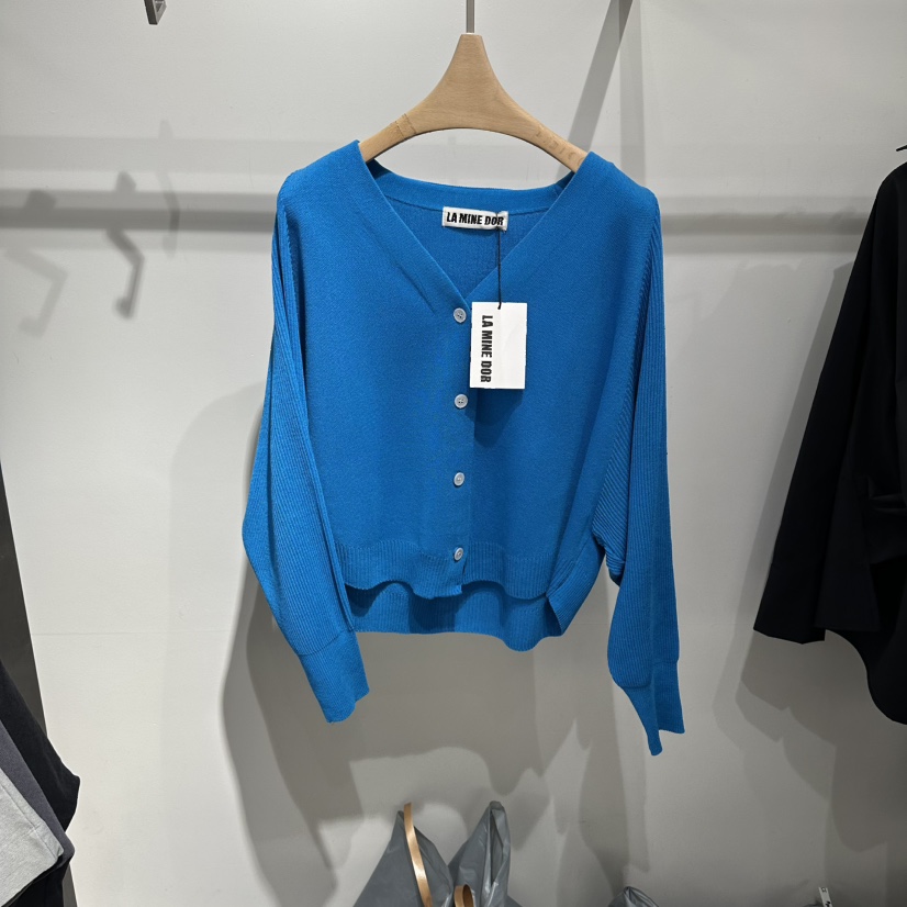 LAMINEDOR東大門直郵女裝新款真品時尚熱賣推薦針織衫開衫LA MINE DOR針織衫圖色3