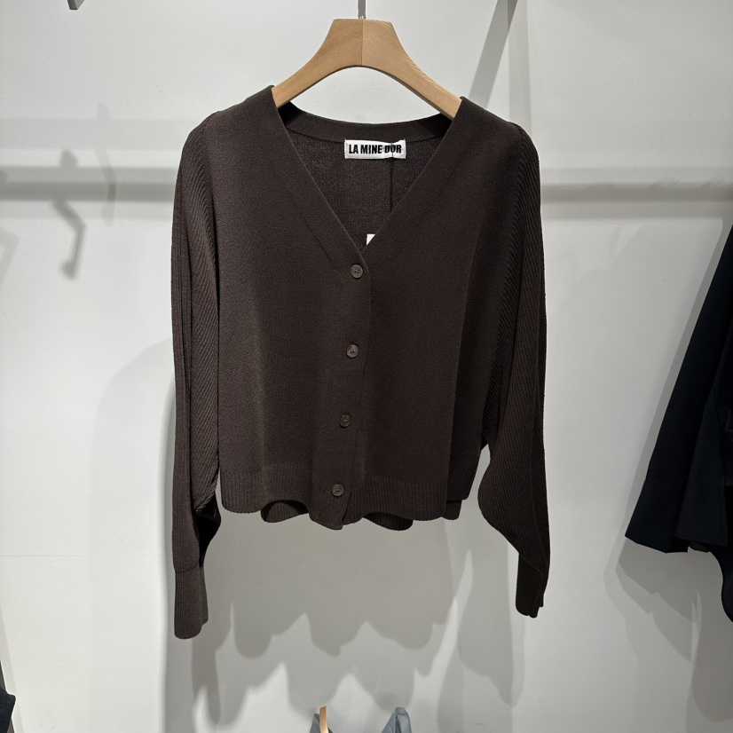 LAMINEDOR東大門直郵女裝新款真品時尚熱賣推薦針織衫開衫LA MINE DOR針織衫圖色4