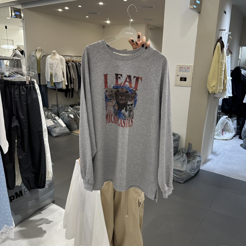 COMBO東大門實拍女裝新品推薦熱賣26春夏休閑職業長袖T恤COM_BO長袖T恤圖色2