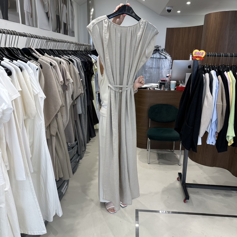 LE EDITION/LEBOENE韓國代購女裝新品熱賣連衣裙含腰帶LE EDITION/LEBOENE連衣裙圖色1