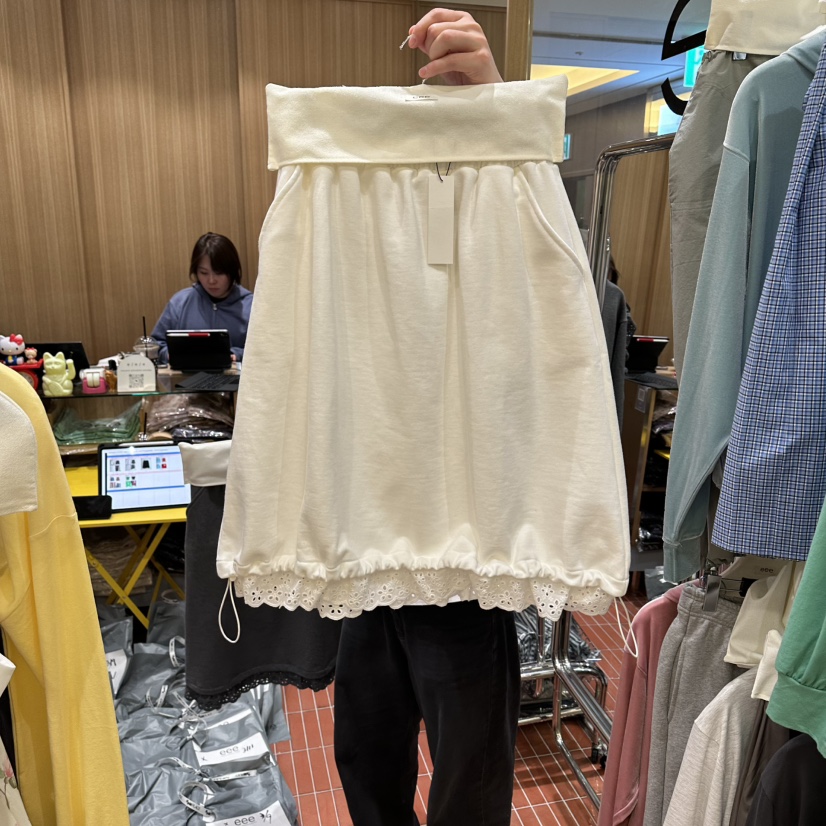 E/E/E韓國代購女士新品休閑真品人氣時尚推薦半身裙中短裙E/E/E半身裙/中短裙圖色1