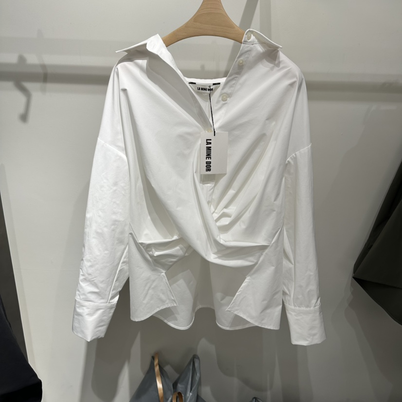 LAMINEDOR東大門代購女士新品熱賣休閑職業時尚襯衫蕾絲衫LA MINE DOR襯衫/蕾絲衫圖色1