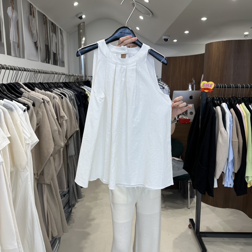 LE EDITION/LEBOENE東大門代購女裝新款時尚吊帶背心亞麻LE EDITION/LEBOENE吊帶/背心圖色1