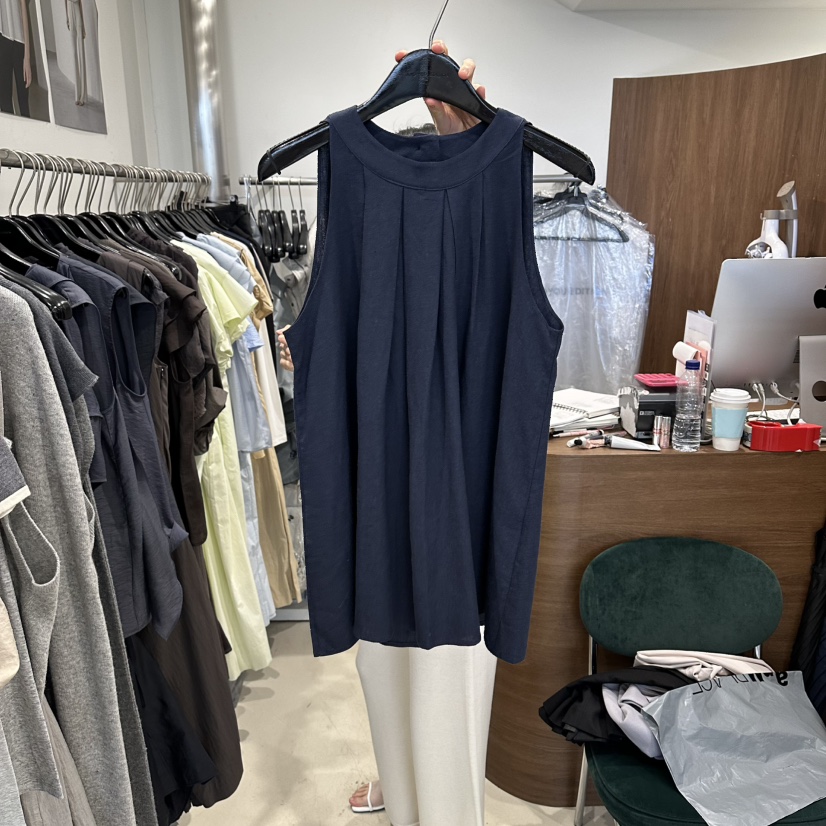 LE EDITION/LEBOENE東大門代購女裝新款時尚吊帶背心亞麻LE EDITION/LEBOENE吊帶/背心圖色4