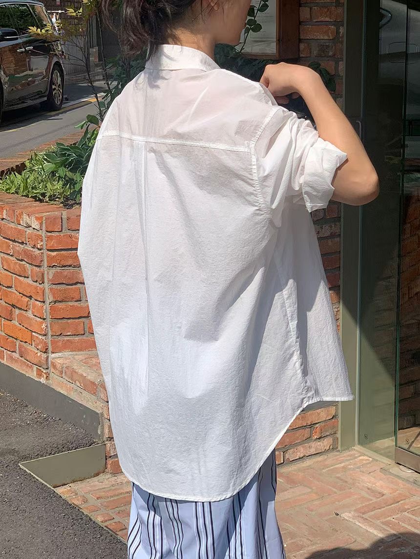 GAMGAK/NEMORETHING韓國東大門代購女士新款職業襯衫蕾絲衫GAMGAK/NEMORETHING襯衫/蕾絲衫