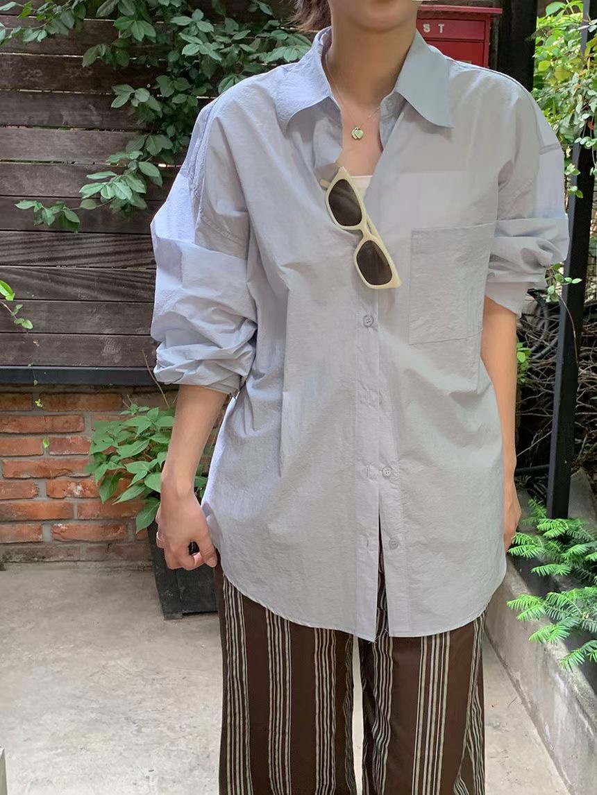 GAMGAK/NEMORETHING韓國東大門代購女士新款職業襯衫蕾絲衫GAMGAK/NEMORETHING襯衫/蕾絲衫圖色3