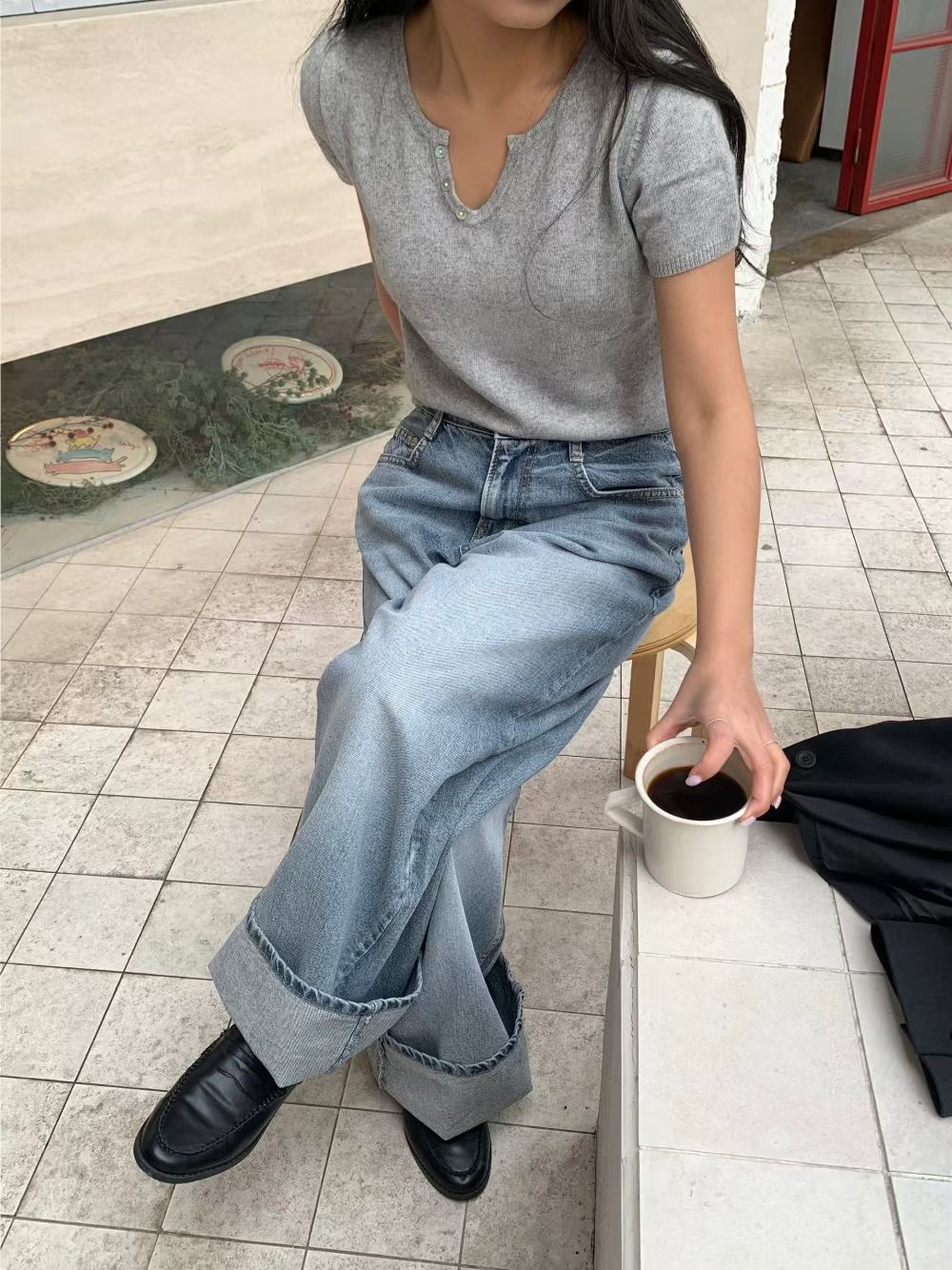 GAMGAK/NEMORETHING東大門直郵女裝新款推薦26春夏針織衫GAMGAK/NEMORETHING針織衫