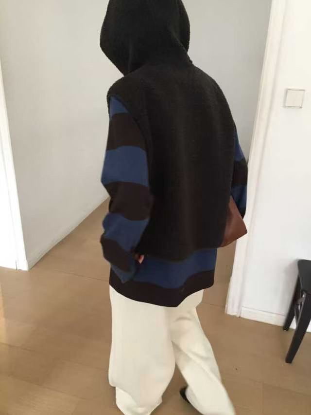 GAMGAK/NEMORETHING韓國東大門代購女裝新款26春夏馬甲不含內搭連帽GAMGAK/NEMORETHING馬甲