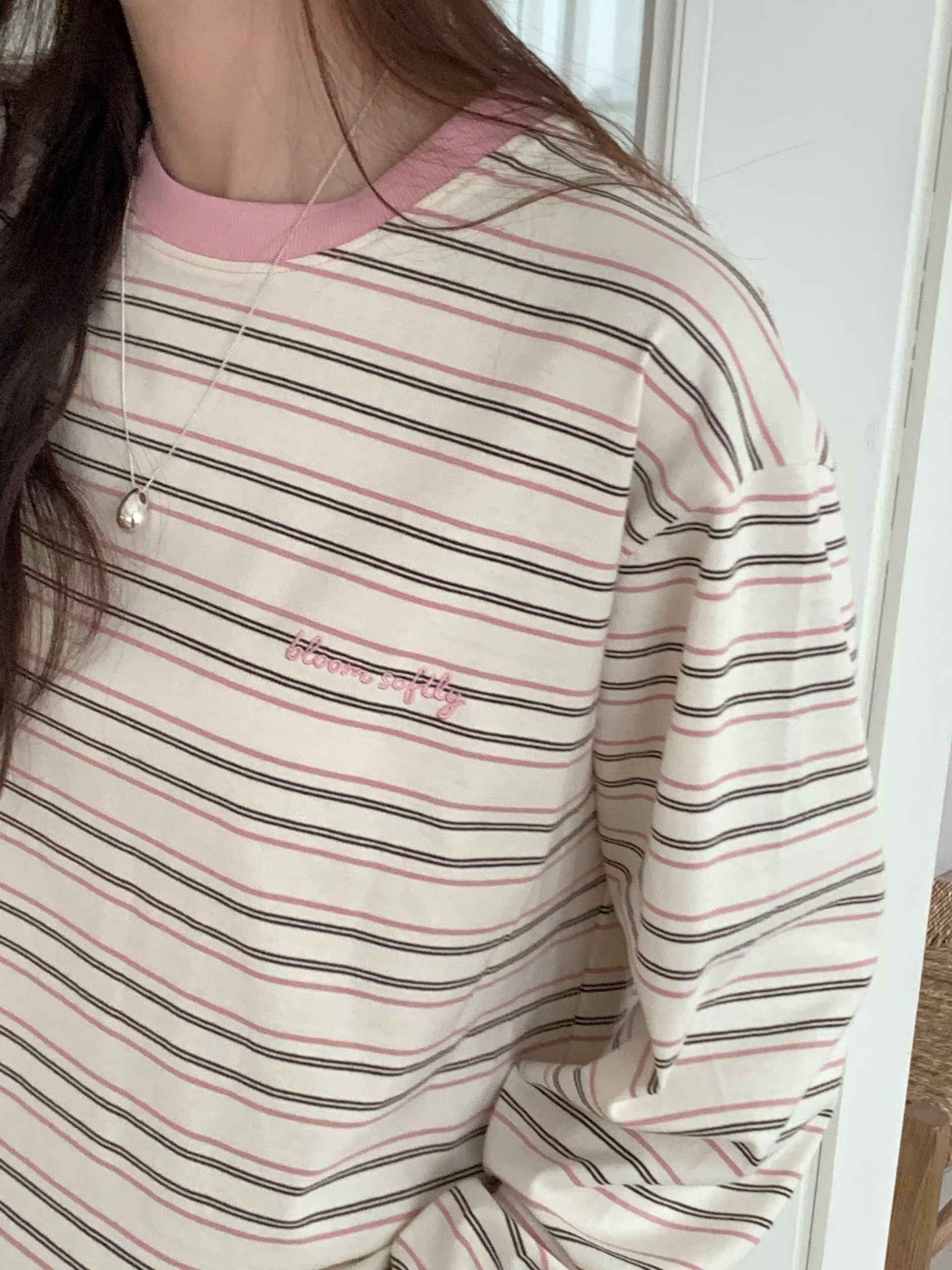 GAMGAK/NEMORETHING韓國代購女裝新品推薦休閑26春夏長袖T恤GAMGAK/NEMORETHING長袖T恤