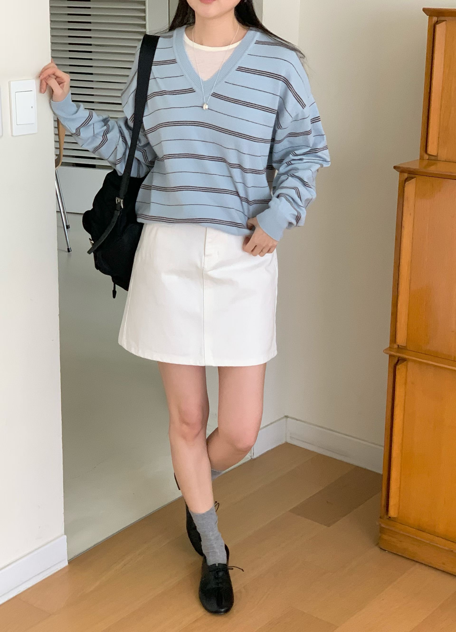 GAMGAK/NEMORETHING韓國代購女裝新品人氣休閑職業時尚短裙GAMGAK/NEMORETHING短裙圖色2