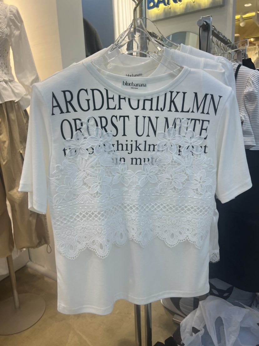 BLUE BANANA韓國東大門直郵女裝新款推薦人氣職業時尚T恤BLUE BANANAT恤圖色2