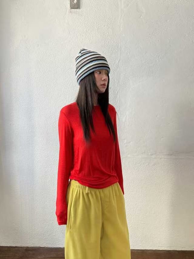 GAMGAK/NEMORETHING韓國直郵女士新款推薦26春夏長袖T恤GAMGAK/NEMORETHING長袖T恤圖色4