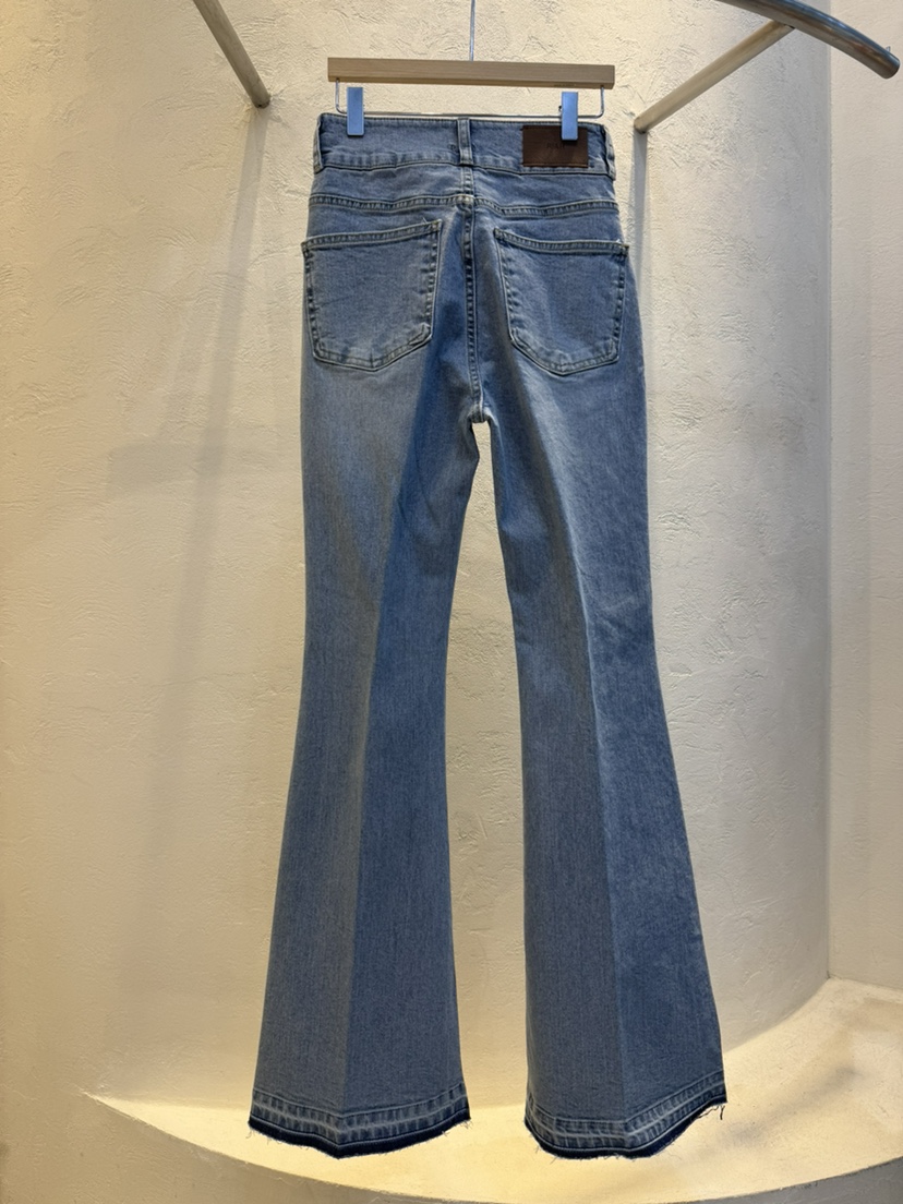 RIAH韓國代購女士新款時尚真品休閑推薦熱賣人氣26春夏牛仔褲RIAH牛仔褲