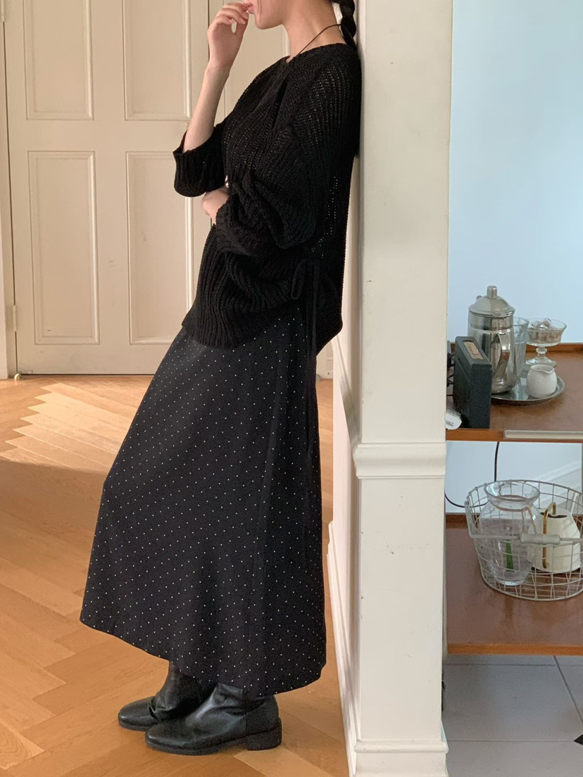 BINUS東大門實拍女裝新品熱賣26春夏時尚職業推薦真品長裙BINUS長裙