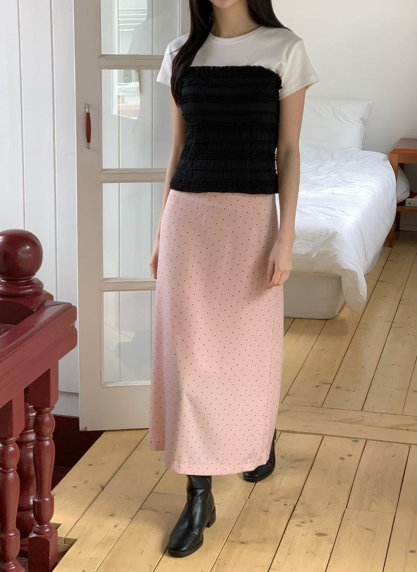 BINUS東大門實拍女裝新品熱賣26春夏時尚職業推薦真品長裙BINUS長裙