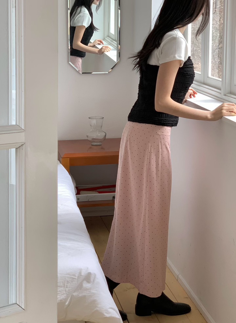 BINUS東大門實拍女裝新品熱賣26春夏時尚職業推薦真品長裙BINUS長裙