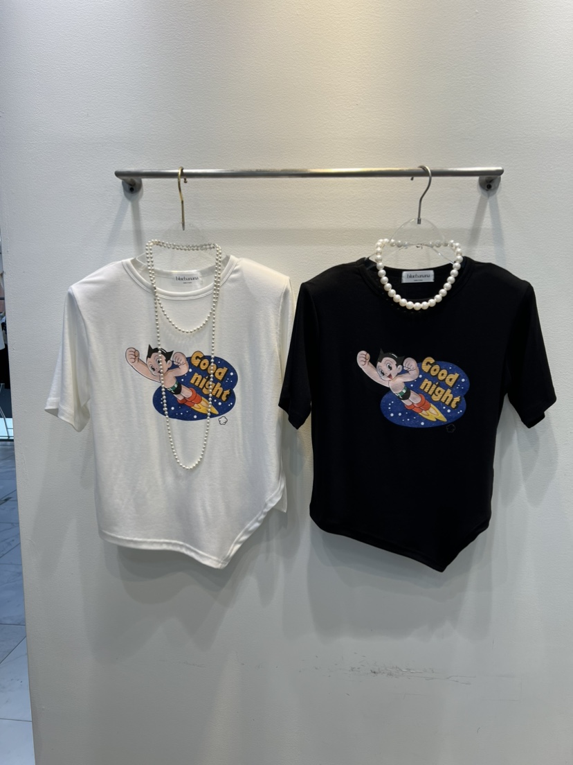 BLUE BANANA韓國代購女士新品26春夏休閑人氣T恤不含配飾BLUE BANANAT恤