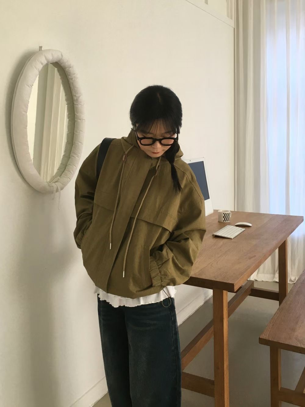 GAMGAK/NEMORETHING韓國代購女裝新款職業推薦休閑人氣夾克GAMGAK/NEMORETHING夾克圖色2