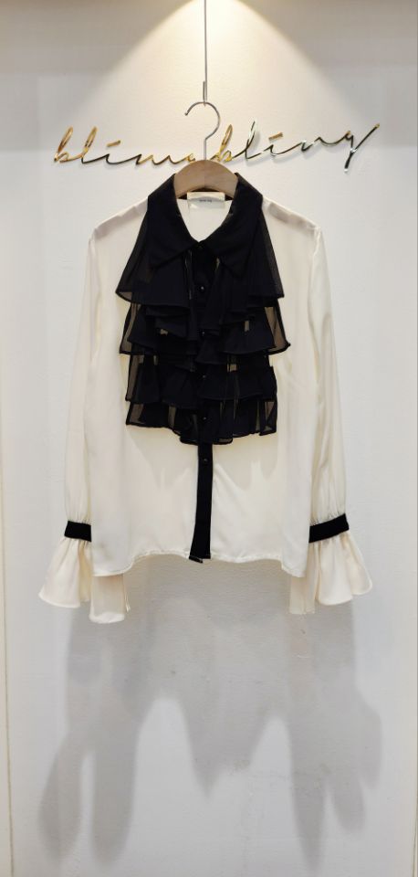 BLING BLING-S/RICO韓國東大門代購女裝新款職業襯衫蕾絲衫BLING BLING-S/RICO襯衫/蕾絲衫圖色1