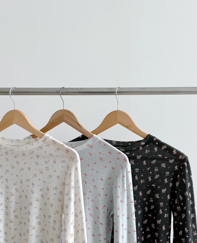 BINUS韓國東大門直郵女裝新品時尚人氣推薦休閑熱賣長袖T恤BINUS長袖T恤