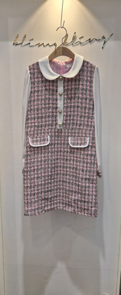 BLING BLING-S/RICO東大門直郵女裝新款26春夏人氣連衣裙BLING BLING-S/RICO連衣裙圖色1