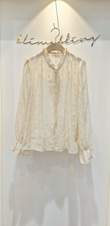 BLING BLING-S/RICO韓國直郵女裝新品人氣襯衫蕾絲衫不含吊帶BLING BLING-S/RICO襯衫/蕾絲衫圖色1