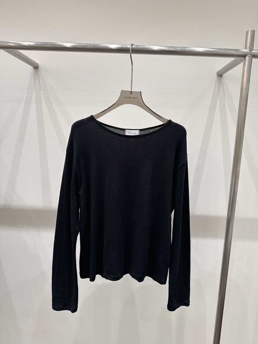 BINUS韓國代購女士新品推薦熱賣職業人氣時尚26春夏長袖T恤BINUS長袖T恤圖色3