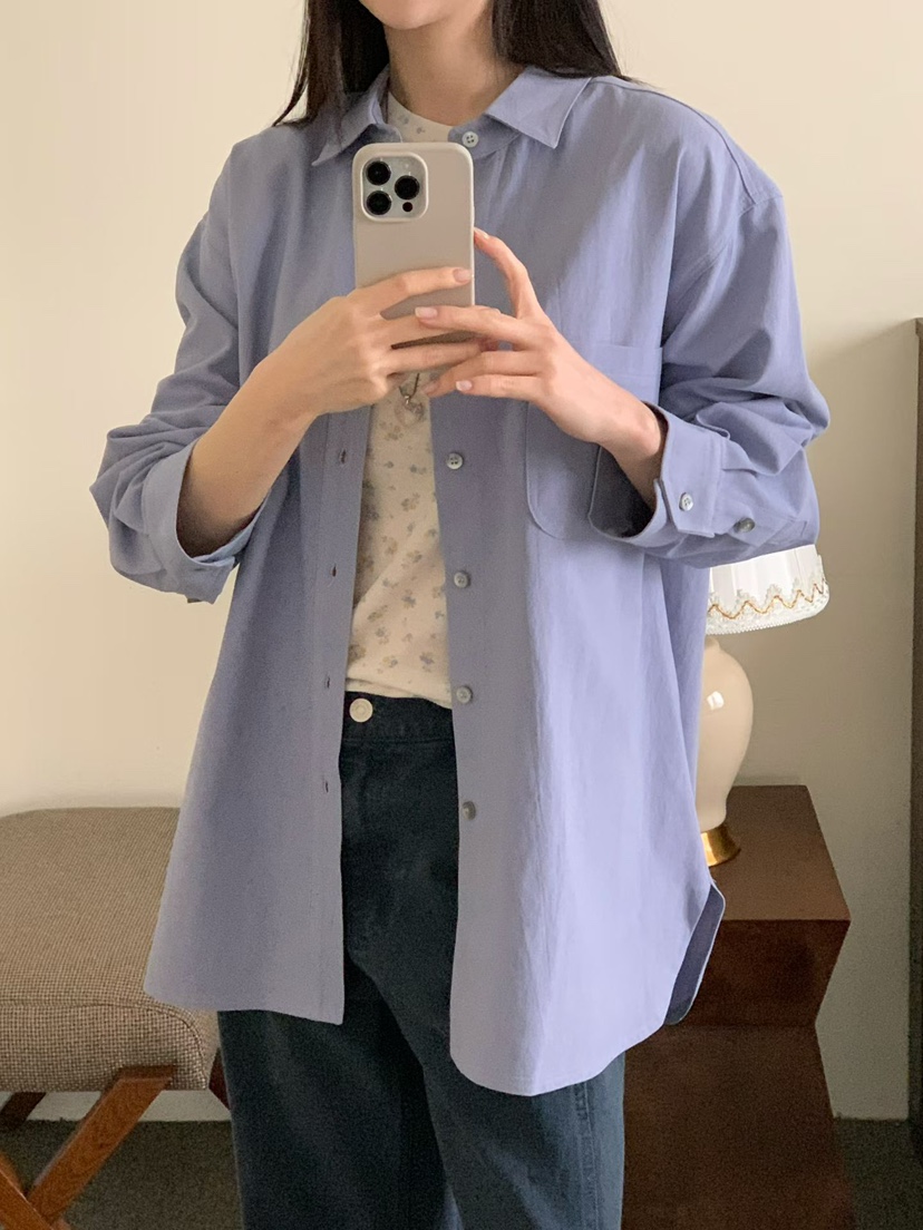 BINUS韓國代購女士新品職業休閑推薦時尚26春夏襯衫蕾絲衫BINUS襯衫/蕾絲衫