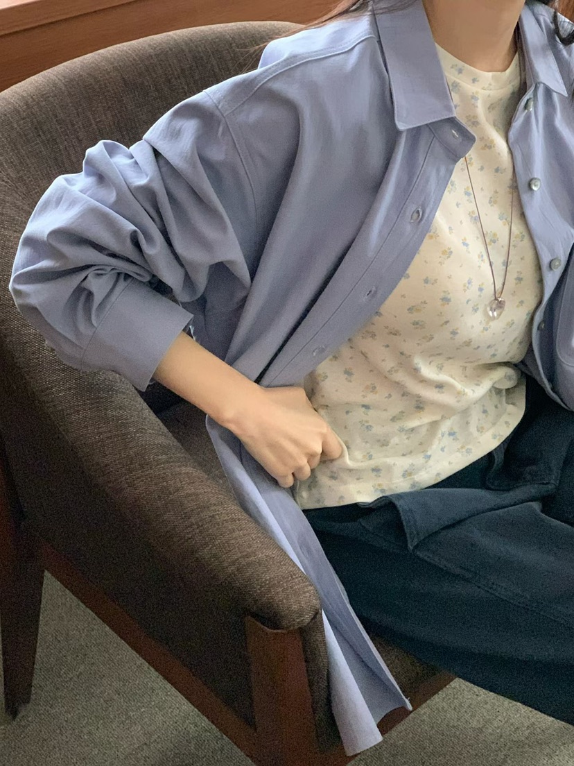 BINUS韓國代購女士新品職業休閑推薦時尚26春夏襯衫蕾絲衫BINUS襯衫/蕾絲衫