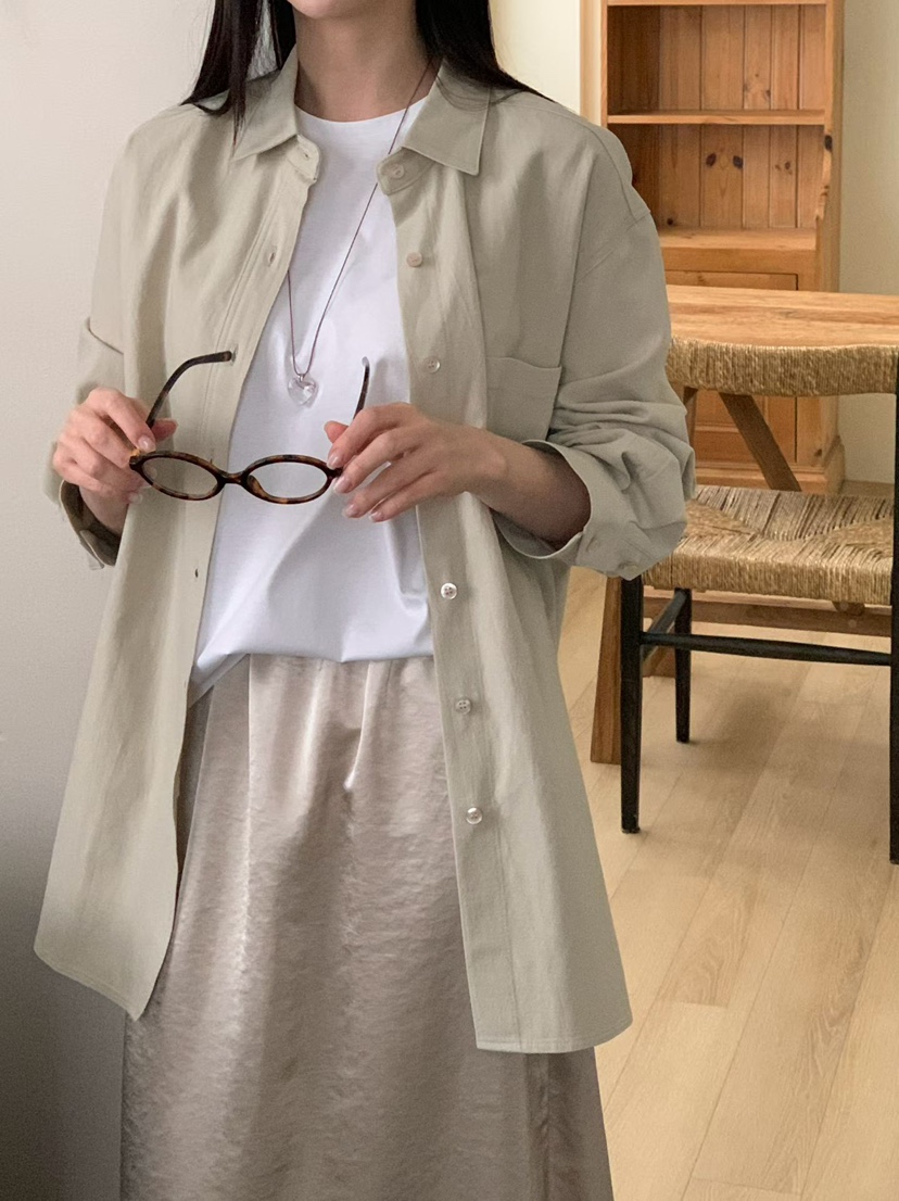 BINUS韓國代購女士新品職業休閑推薦時尚26春夏襯衫蕾絲衫BINUS襯衫/蕾絲衫