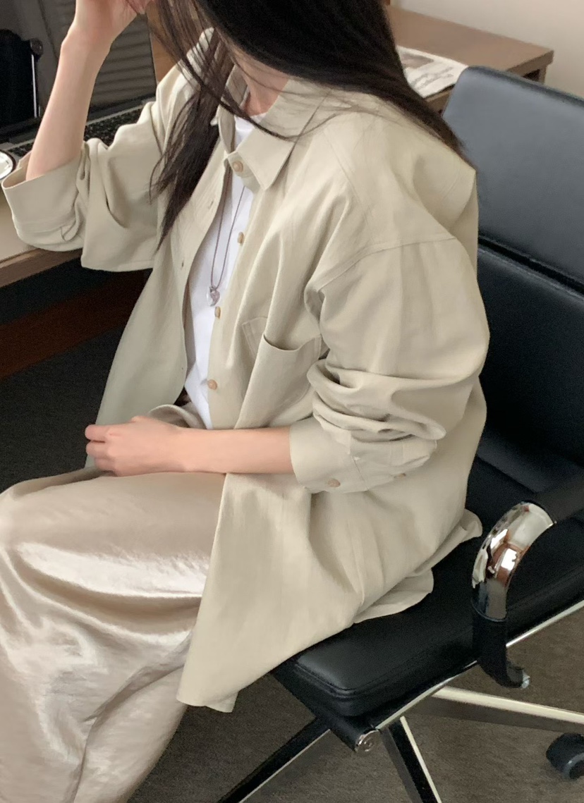 BINUS韓國代購女士新品職業休閑推薦時尚26春夏襯衫蕾絲衫BINUS襯衫/蕾絲衫