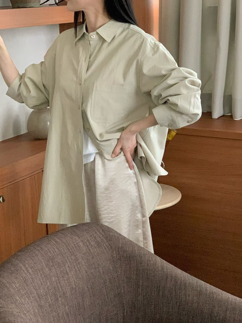 BINUS韓國代購女士新品職業休閑推薦時尚26春夏襯衫蕾絲衫BINUS襯衫/蕾絲衫圖色2