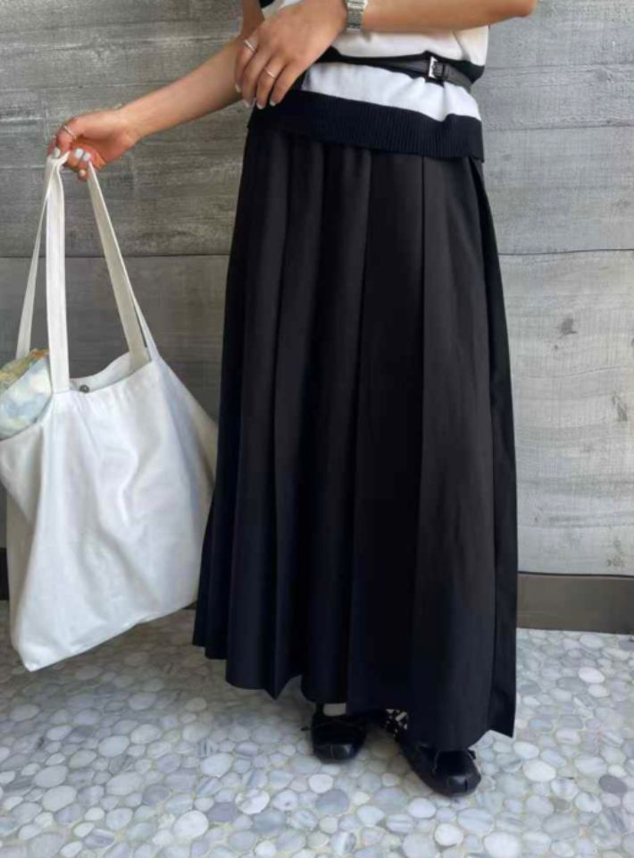 BLING BLING-S/RICO韓國直郵女士新品熱賣推薦長裙百褶BLING BLING-S/RICO長裙圖色2