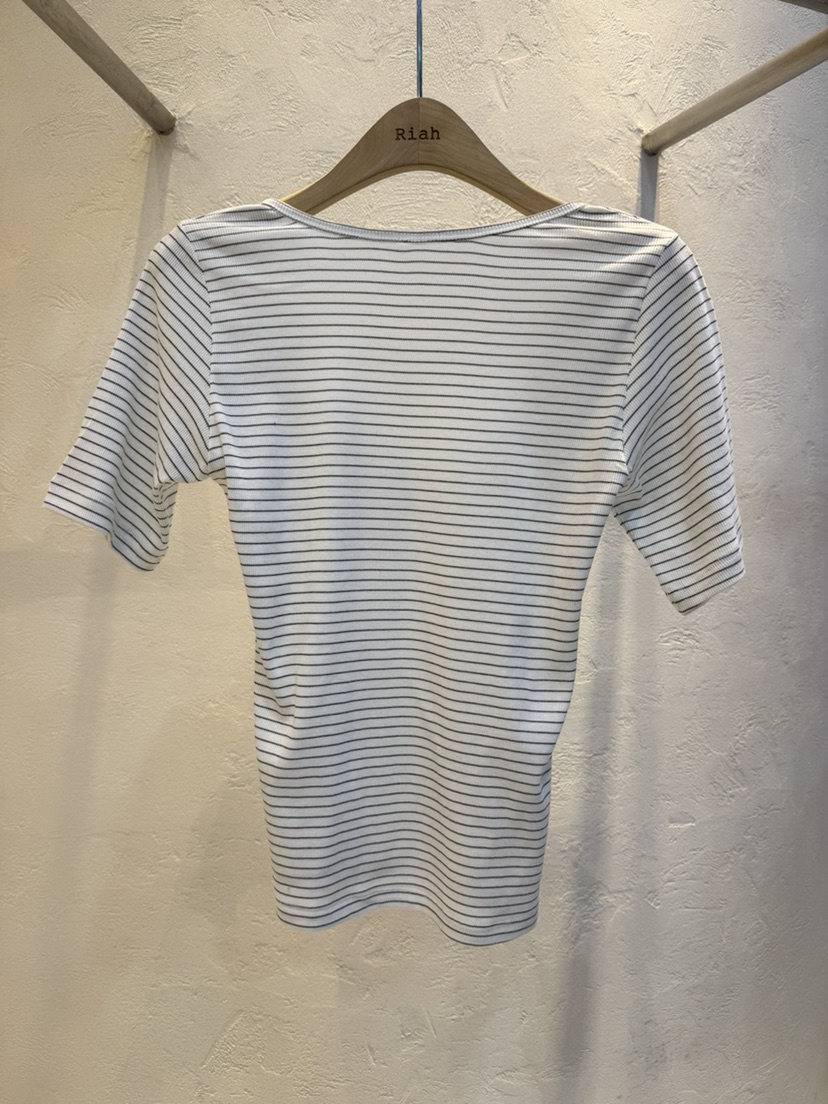 RIAH韓國代購女裝新款熱賣職業推薦休閑時尚真品26春夏T恤船領RIAHT恤圖色3