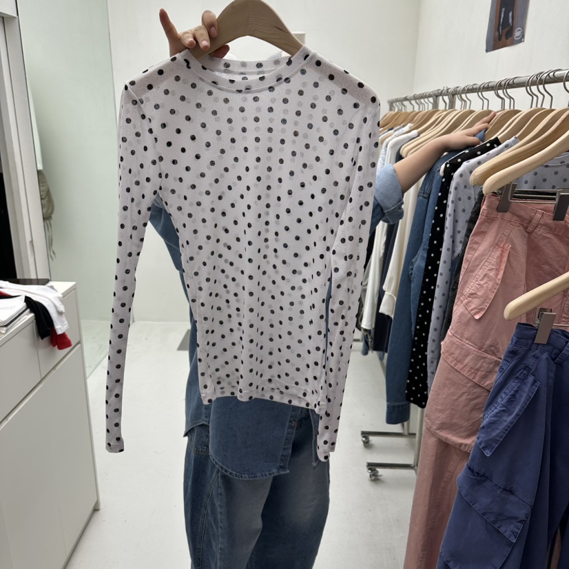 CHAV韓國直郵女裝新品人氣26春夏時尚熱賣職業真品長袖T恤CHAV長袖T恤圖色3