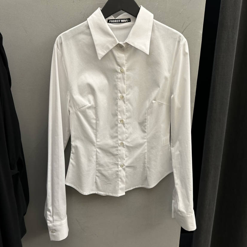 PROJECT WAVE-P韓國直郵女裝新品休閑時尚熱賣襯衫蕾絲衫PROJECT WAVE襯衫/蕾絲衫圖色1