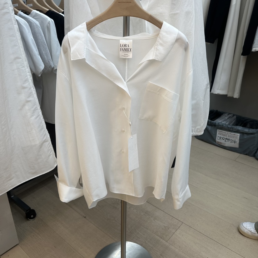 PLUS HONG-P東大門實拍女士新品職業真品休閑襯衫蕾絲衫LORA FAMILY/PLUS HONG襯衫/蕾絲衫圖色3